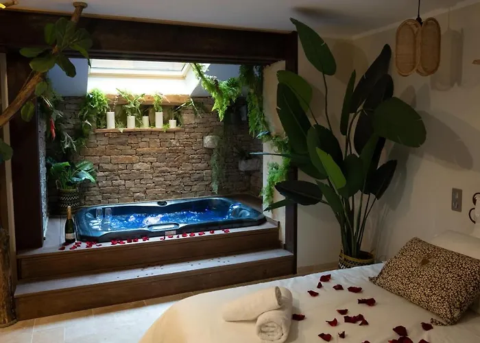 Location de vacances: Hébergement insolite avec jacuzzi privatif Millau